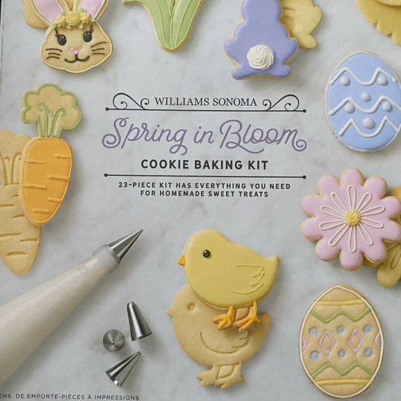 Williams Sonoma Spring in Bloom Impression Cookie Cutter, Set of 23 NEW IN BOX - Picture 2 of 4